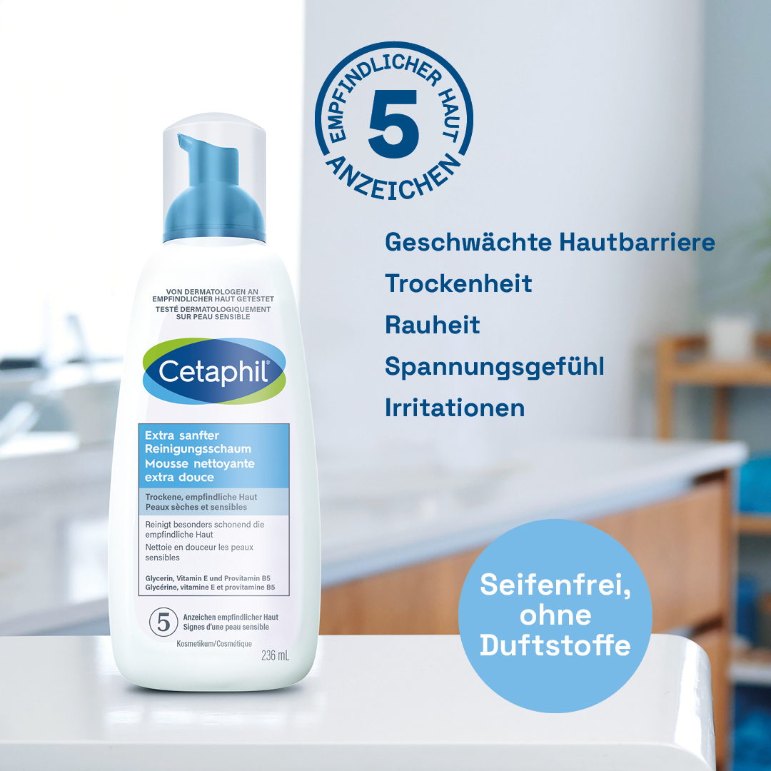 CETAPHIL Extra sanfter Reinigungsschaum Fl 236 ml