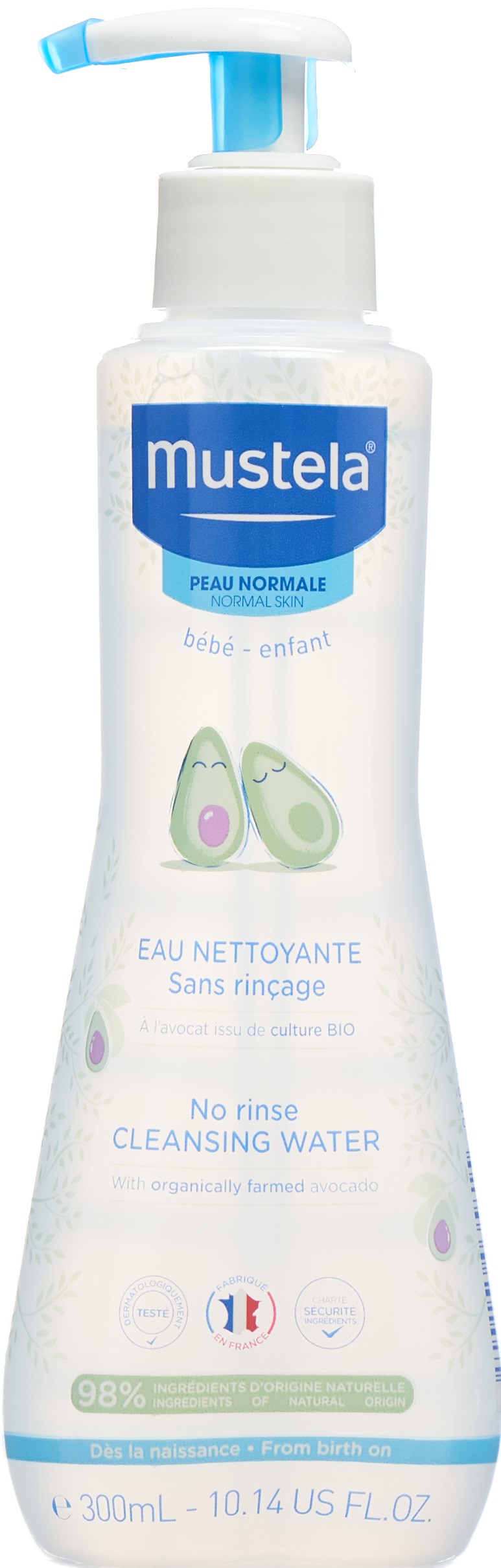 MUSTELA Reinigungsflu ohne Abspül nor Haut 300 ml
