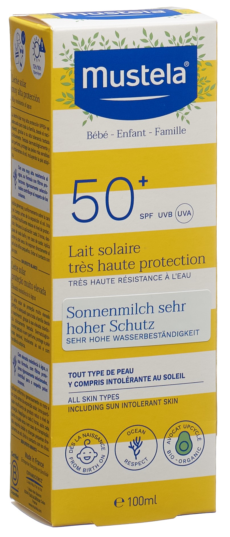 MUSTELA Sonnenschutz Sonnenmilch LSF50+ Tb 100 ml