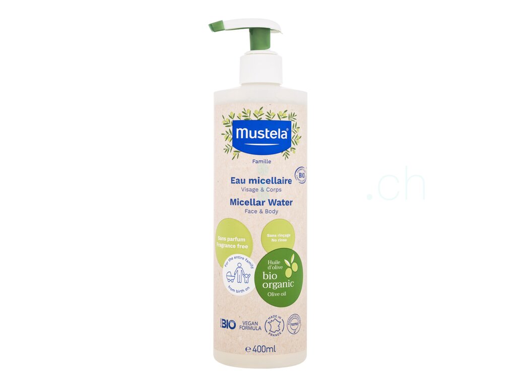 MUSTELA BIO Mizellenwasser (neu) Fl 400 ml