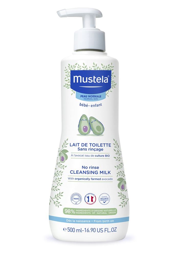 MUSTELA Reinigungsmilch normale Haut 500 ml