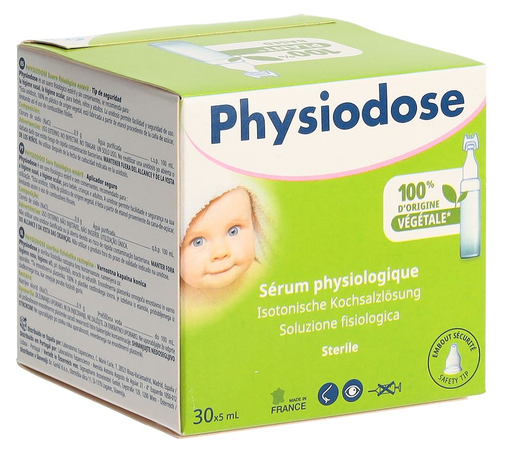 PHYSIODOSE physio Kochsalzlös Green st 30 x 5 ml