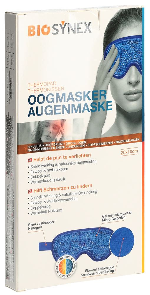 BIOSYNEX Kalt Warm Kompresse Augenmaske