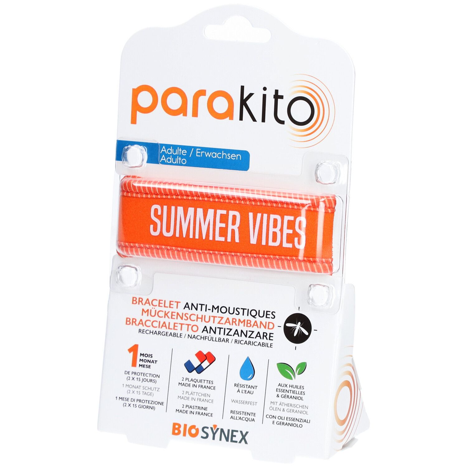 PARAKITO Armband Erwachsene Summer Vibes orange