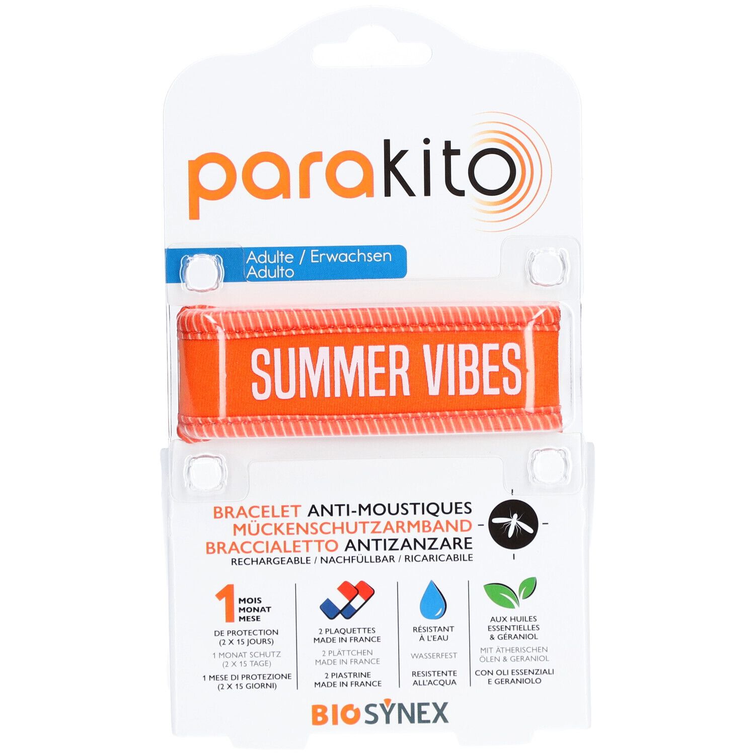 PARAKITO Armband Erwachsene Summer Vibes orange