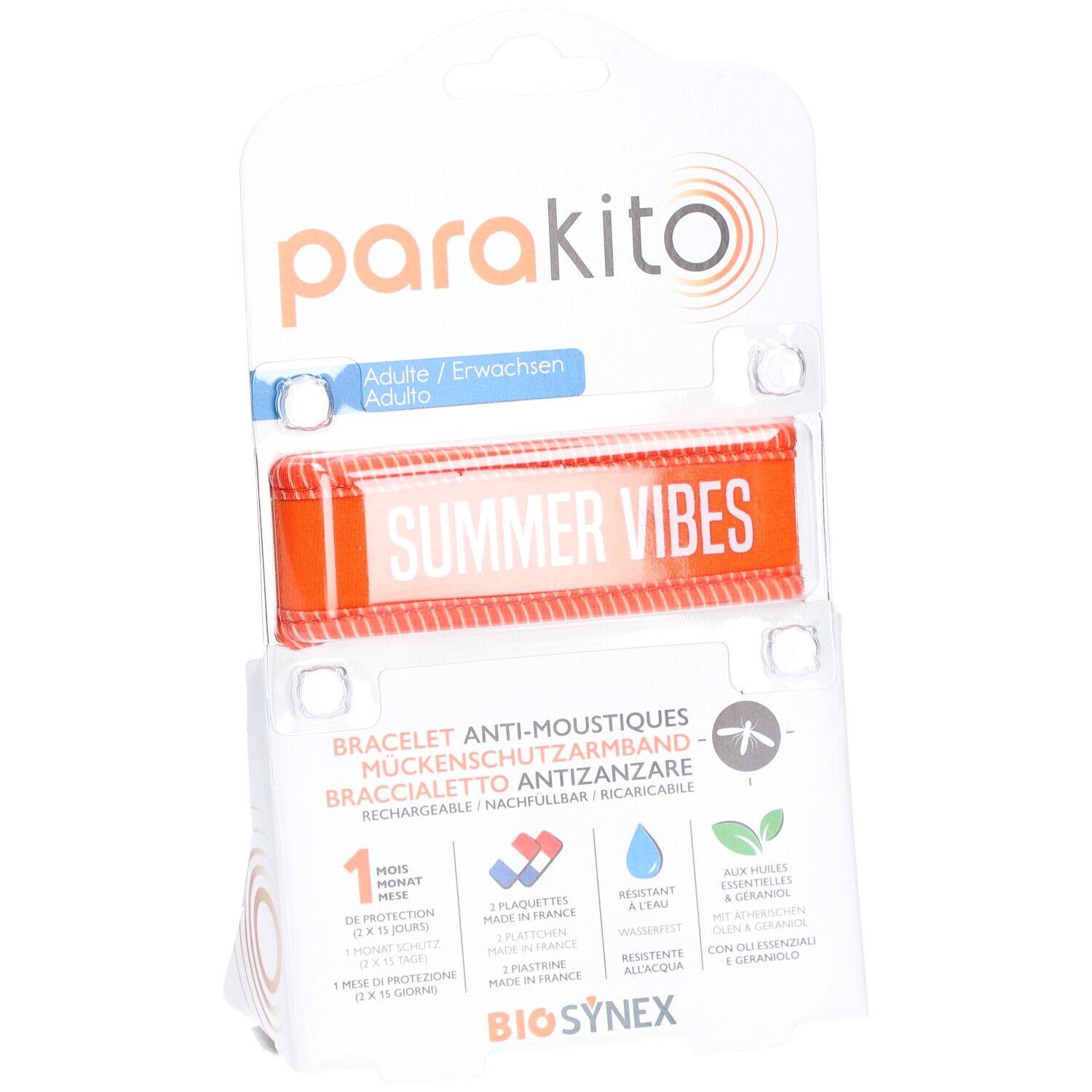 PARAKITO Armband Erwachsene Summer Vibes orange
