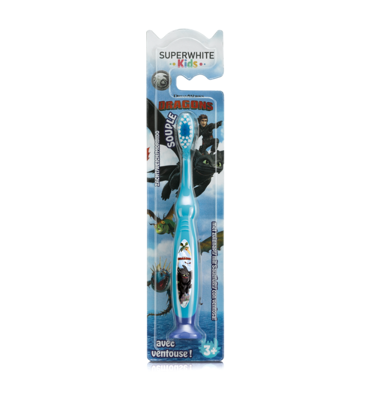 SUPERWHITE Zahnbürste Kids Dragons Universal