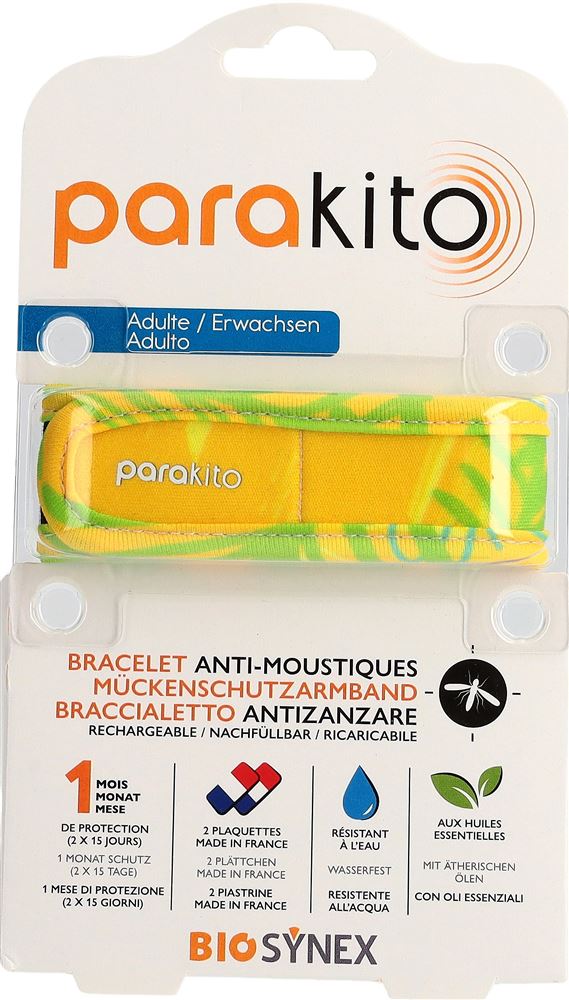 PARAKITO Armband Erwachsene Tropical gelb