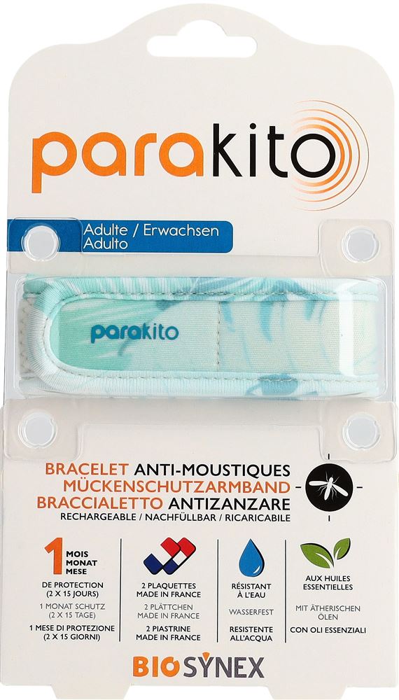 PARAKITO Armband Erwachsene Tropical blau