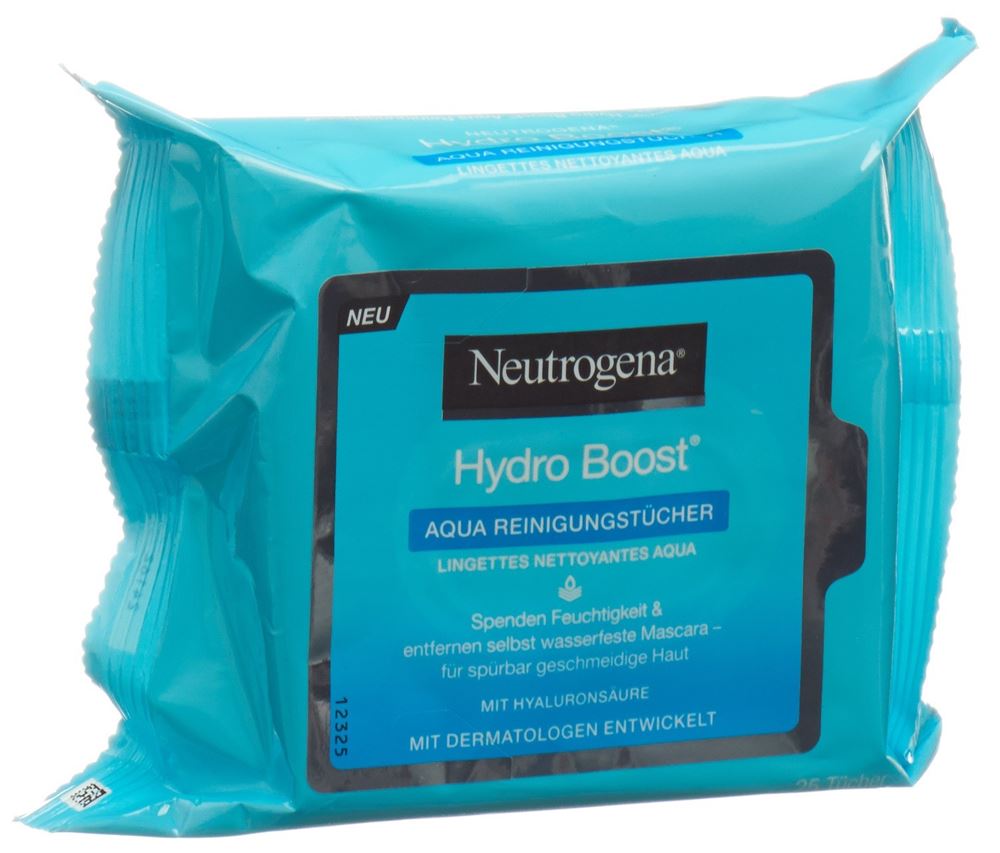 NEUTROGENA Hydro Boost Aqua Reinigungstüch 25 Stk