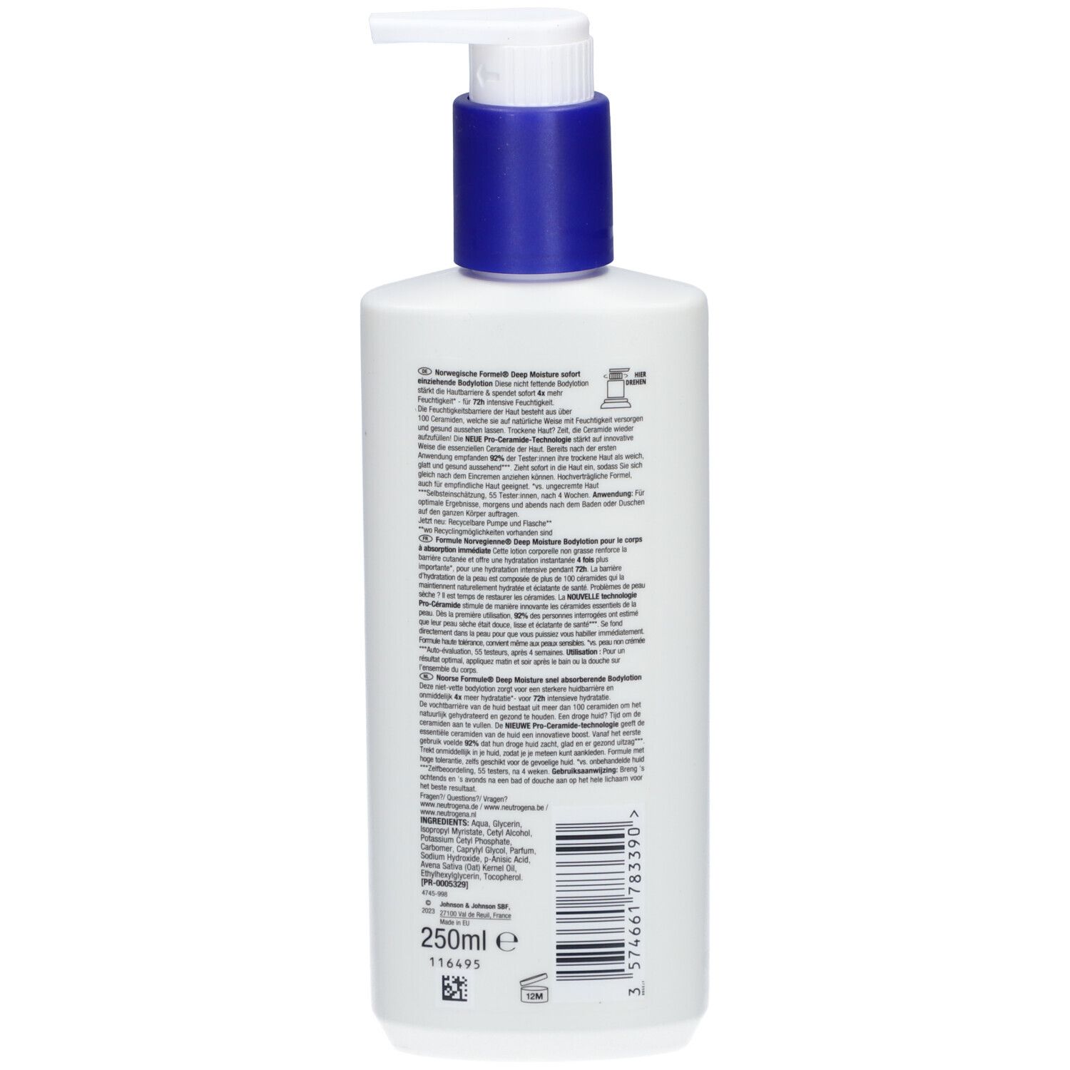 NEUTROGENA Body Lotion Deep Moisture 250 ml