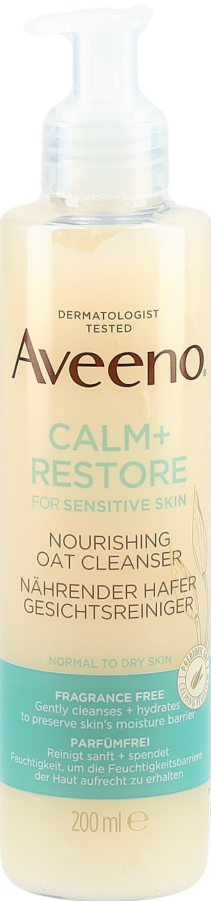 AVEENO Calm+Restore Gesichtsrein nähr Haf 200 ml