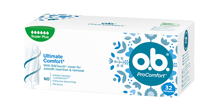 OB Tampons ProComfort Super Plus Karton 32 Stk