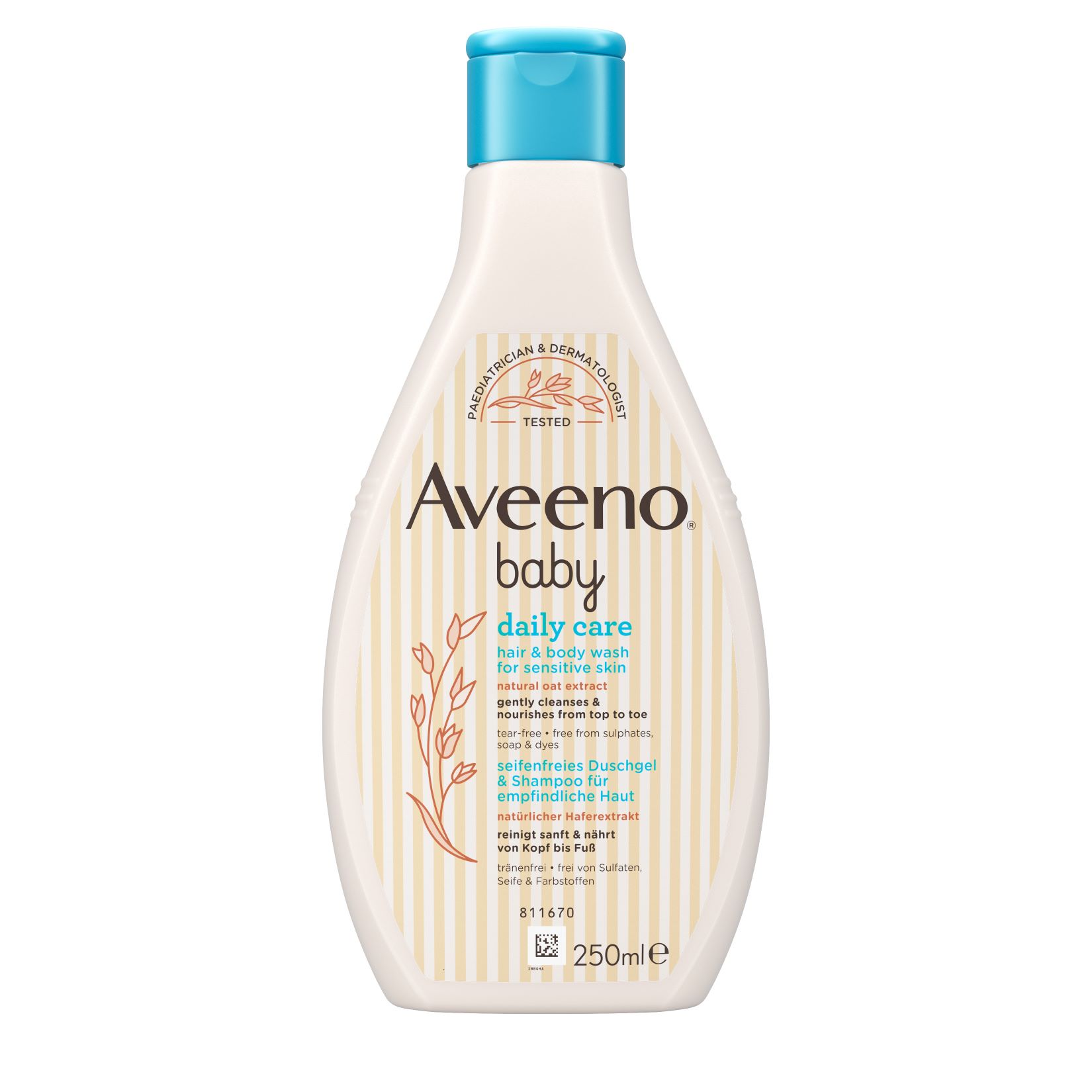 AVEENO Baby Daily Care Duschgel&Shamp Fl 250 ml