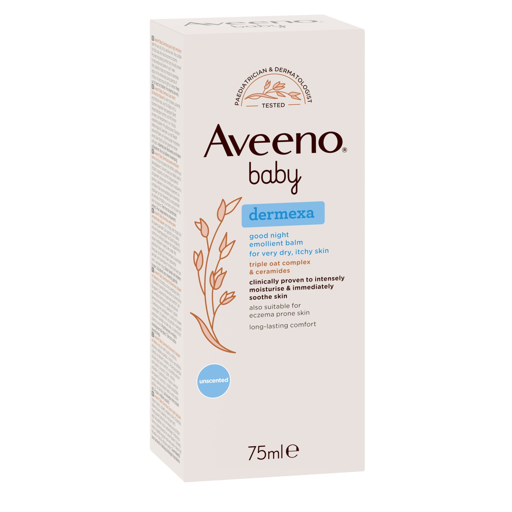 AVEENO Baby Dermexa Emollientien Bals Nacht 75 ml