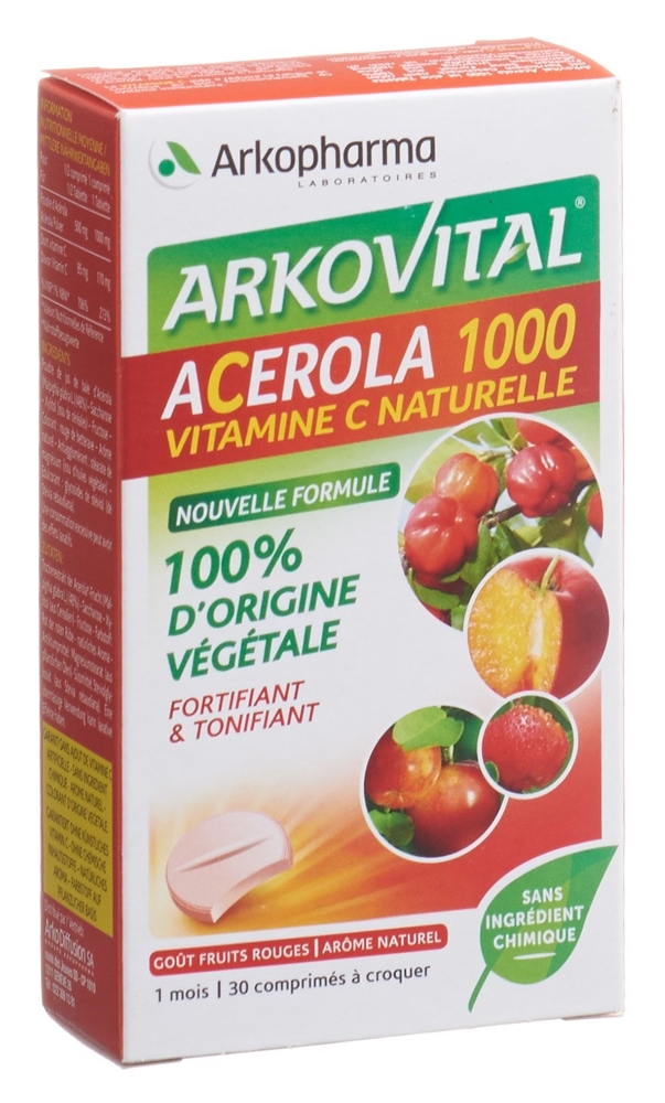 ARKOVITAL Acerola Arko Tabl 1000 mg 30 Stk