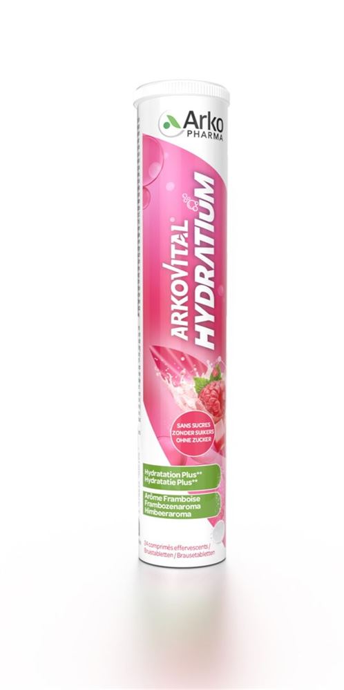 ARKOVITAL Hydratium Brausetabl Himbeere 24 Stk