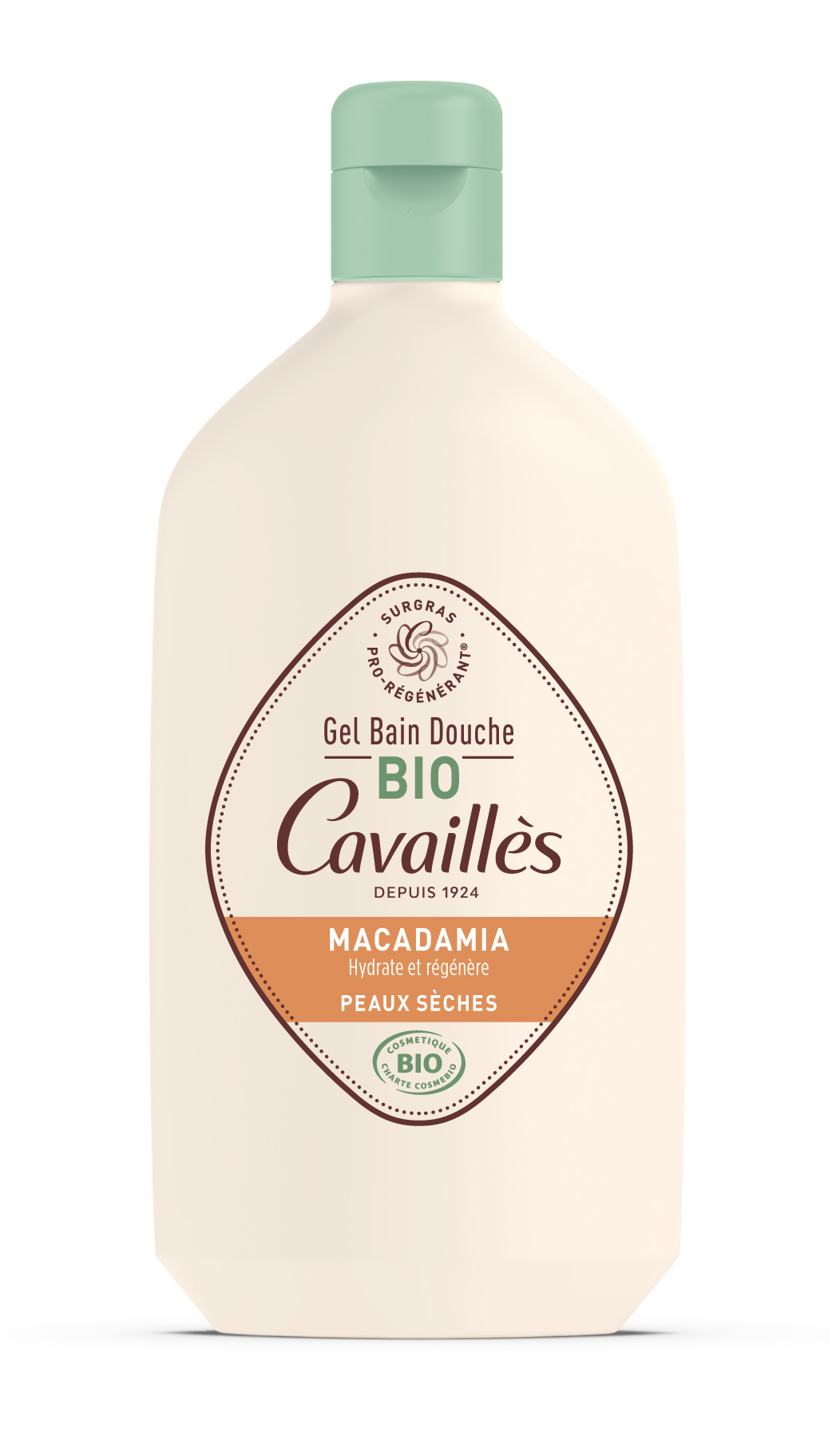 ROGE CAVAILLES Gel Bain Douche Macadam Bio 400 ml