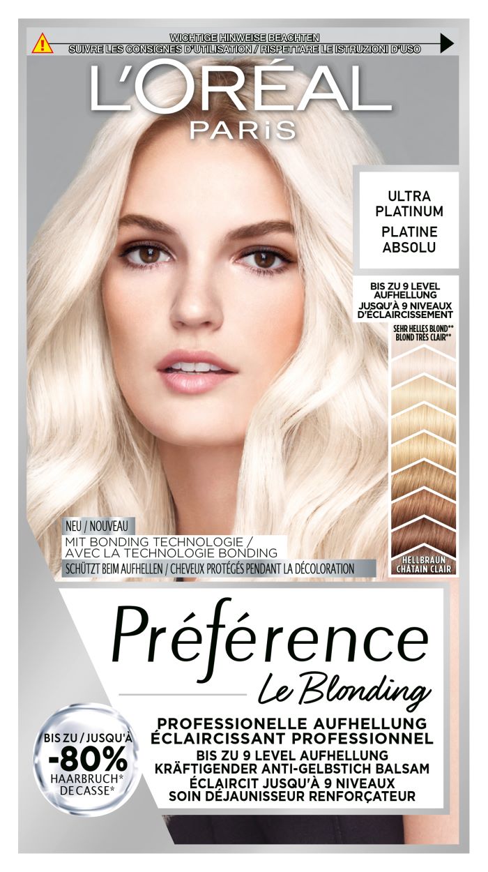 PREFERENCE Color 9L Ultra Platinum 395