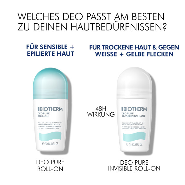 BIOTHERM CORPS Deo Pure Invis Roll-on 75 ml