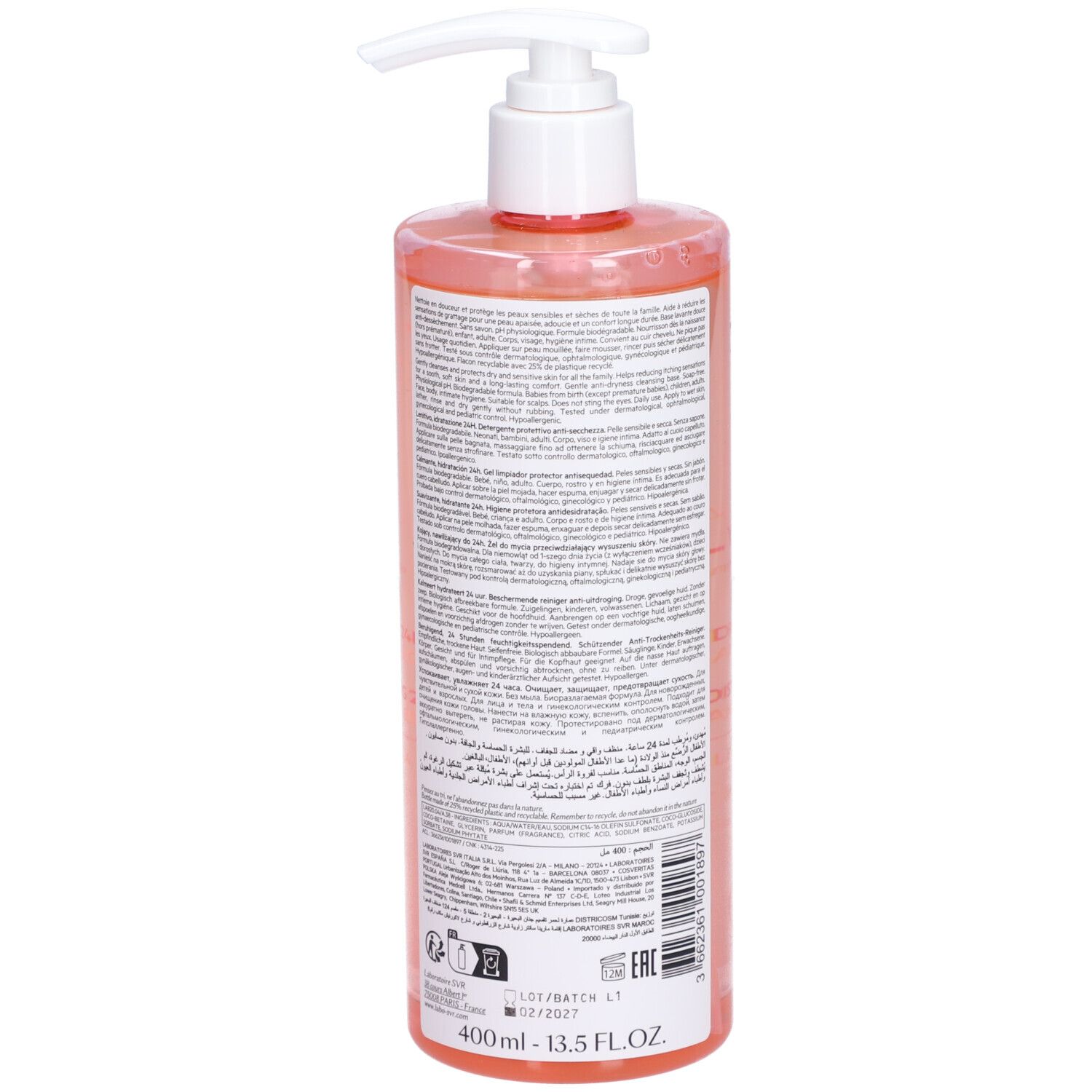SVR TOPIALYSE Gel Lavant 400 ml
