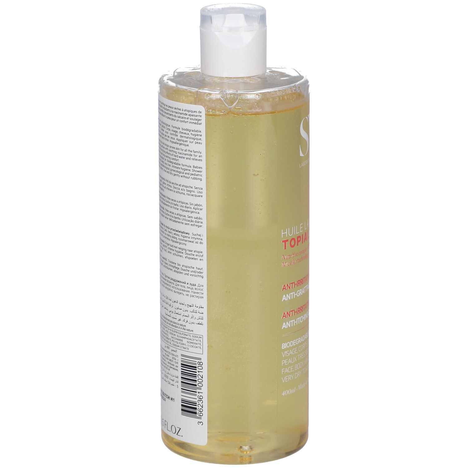 SVR TOPIALYSE Huile Lavante 400 ml