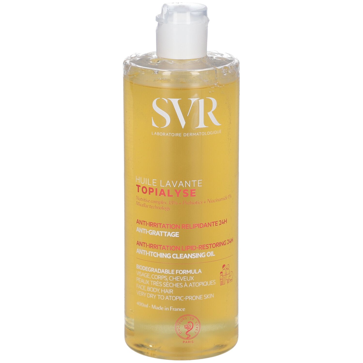 SVR TOPIALYSE Huile Lavante 400 ml