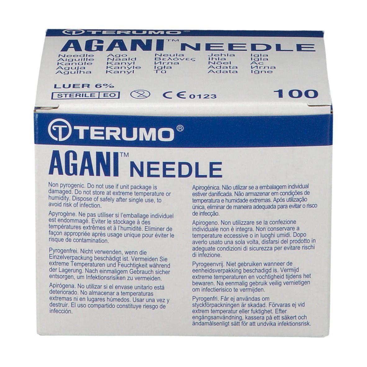 Einmalkanüle Terumo Agani (24G lila, 0.55x25mm)
