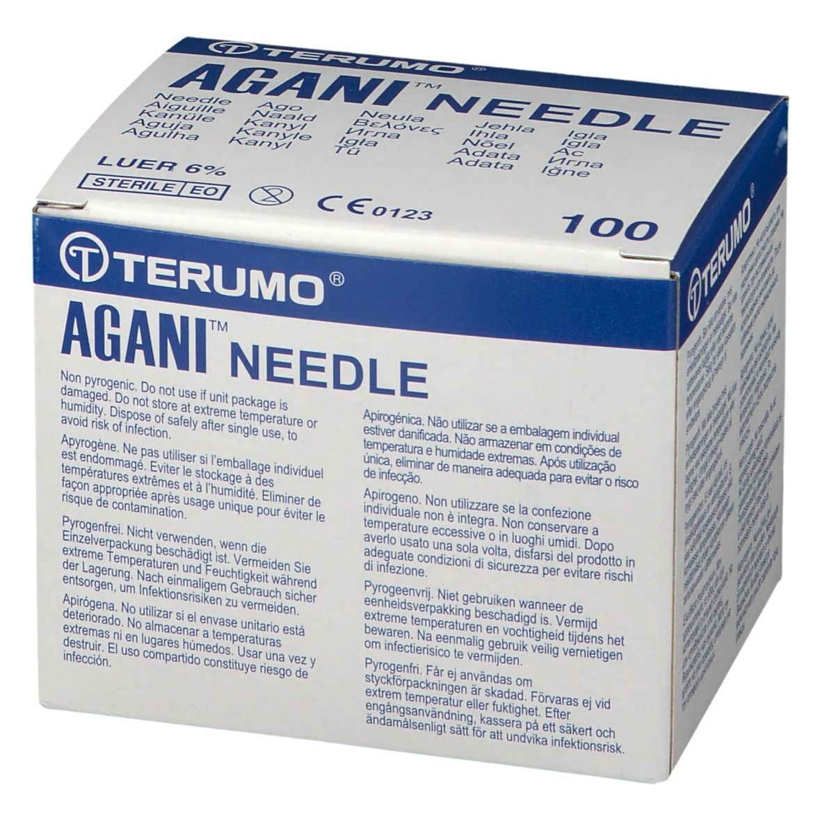 Einmalkanüle Terumo Agani (24G lila, 0.55x25mm)