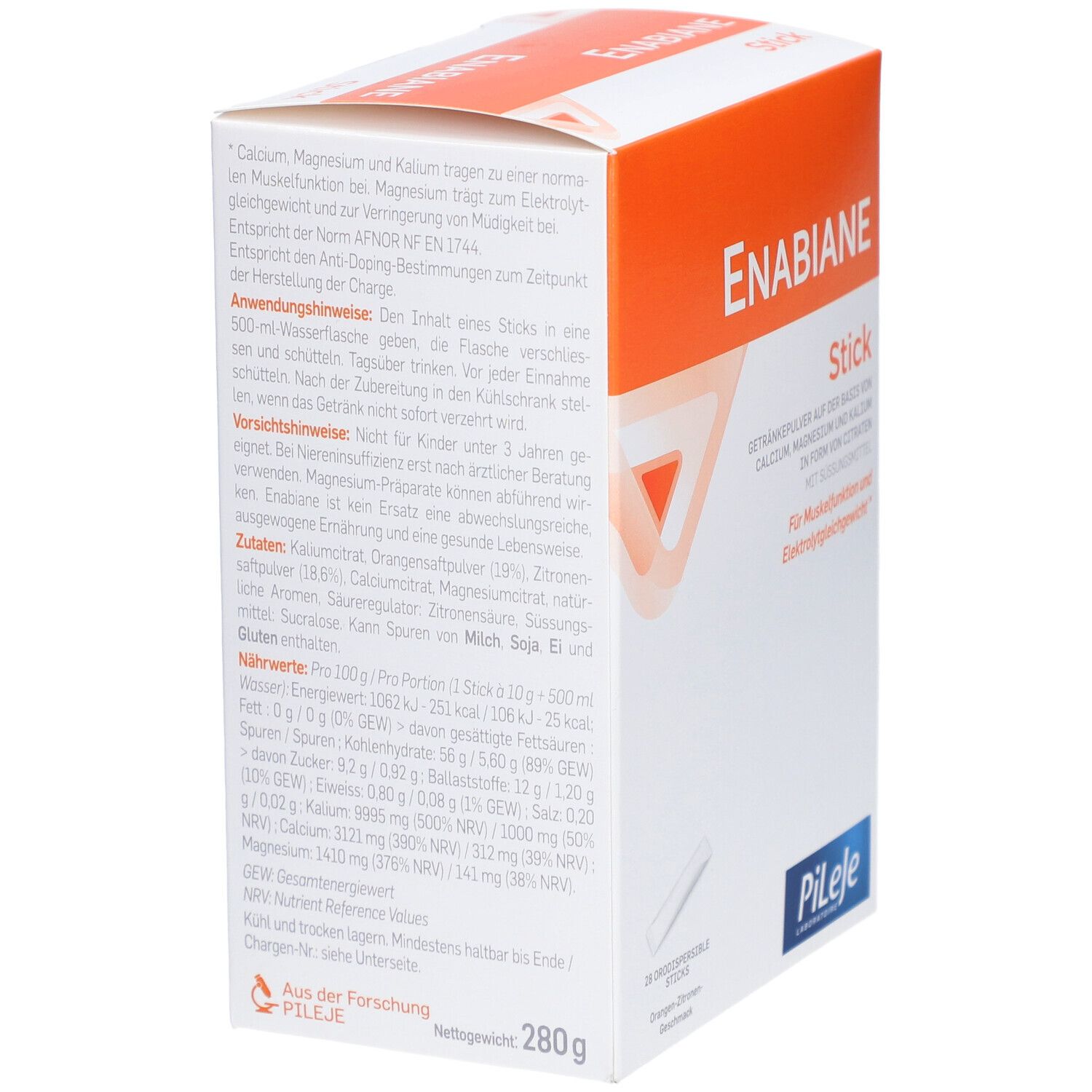 ENABIANE Oragne Zitrone Plv 28 x 10 g