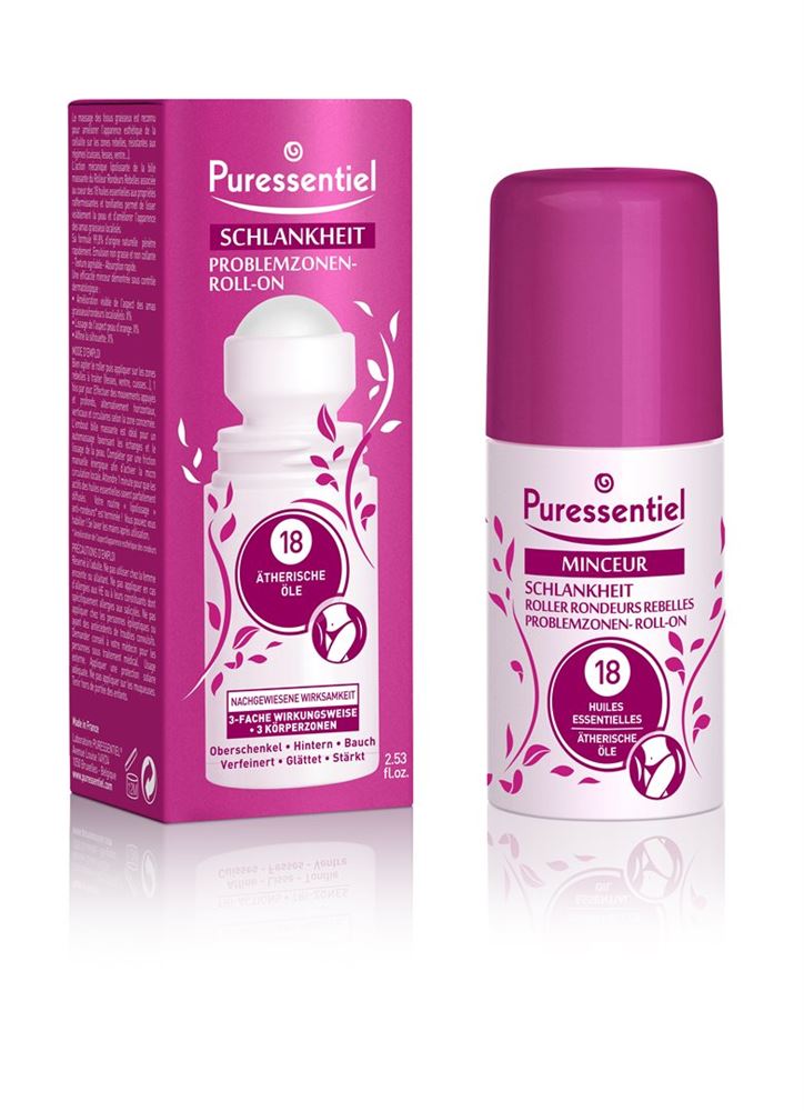 PURESSENTIEL Problemzonen Roll On Schlankh 75 ml