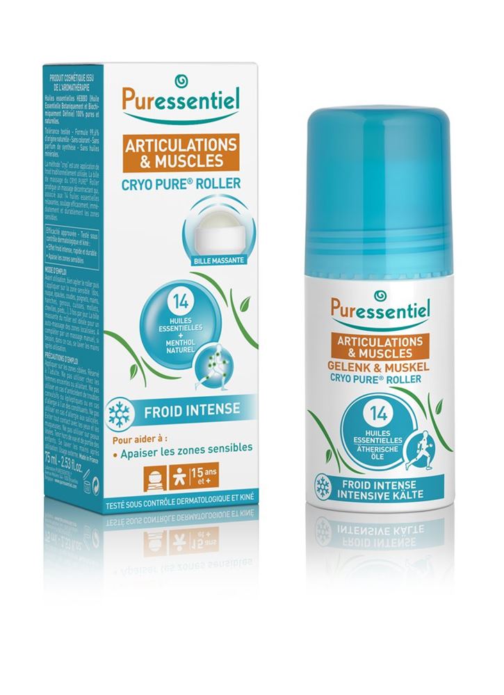 PURESSENTIEL Cryo Pure Roll on Gelenke&Musk 75 ml