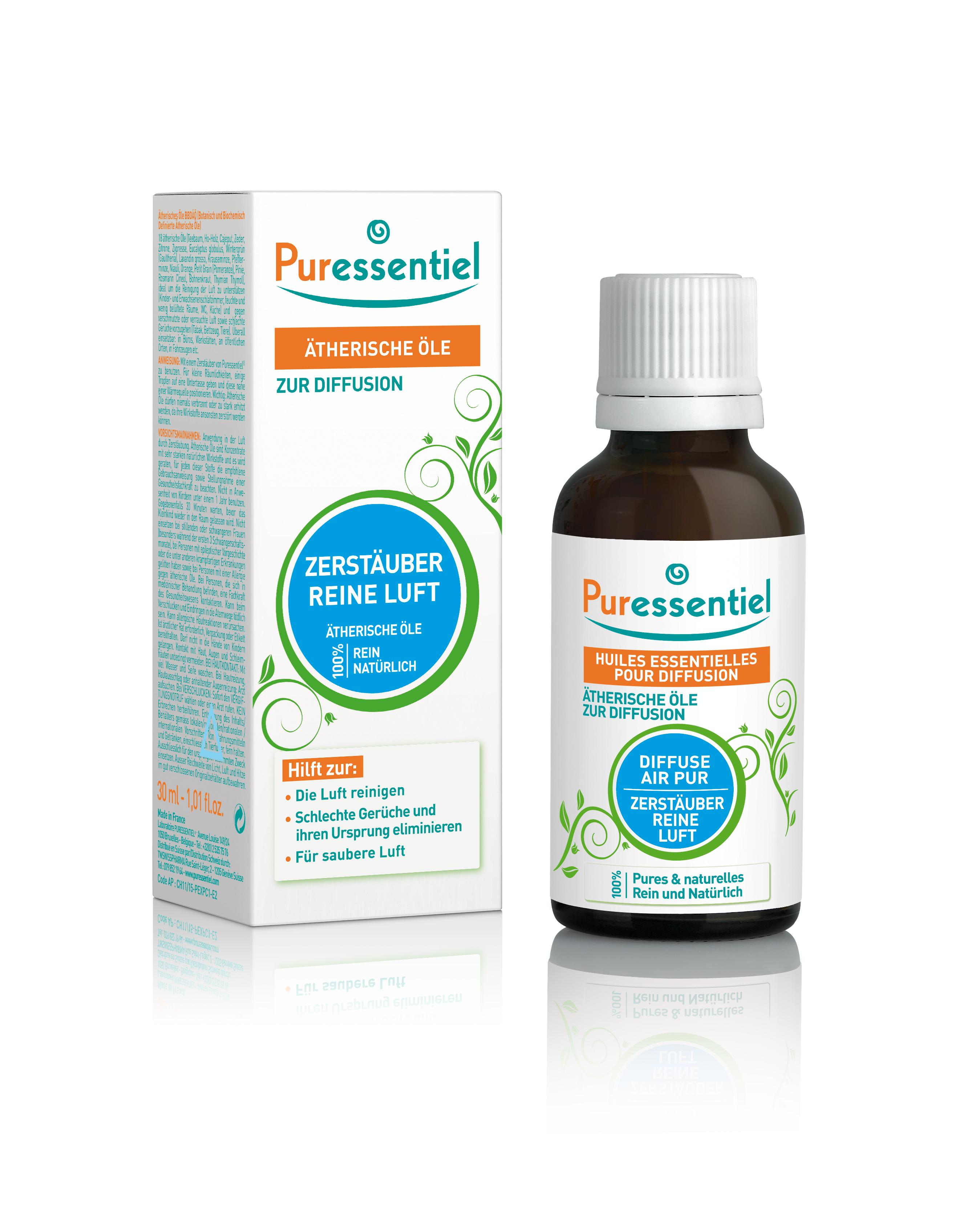 PURESSENTIEL Duftmisch Saub Luft äth Öl Diff 30 ml