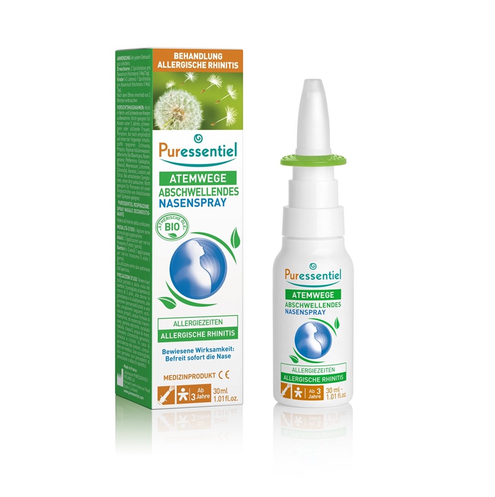 PURESSENTIEL Abschw Nasenspr äth Öle Bio 30 ml