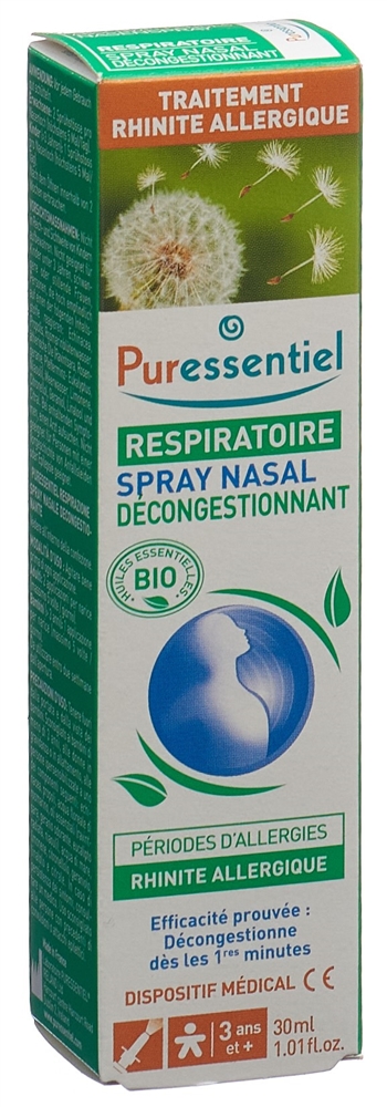 PURESSENTIEL Abschw Nasenspr äth Öle Bio 30 ml