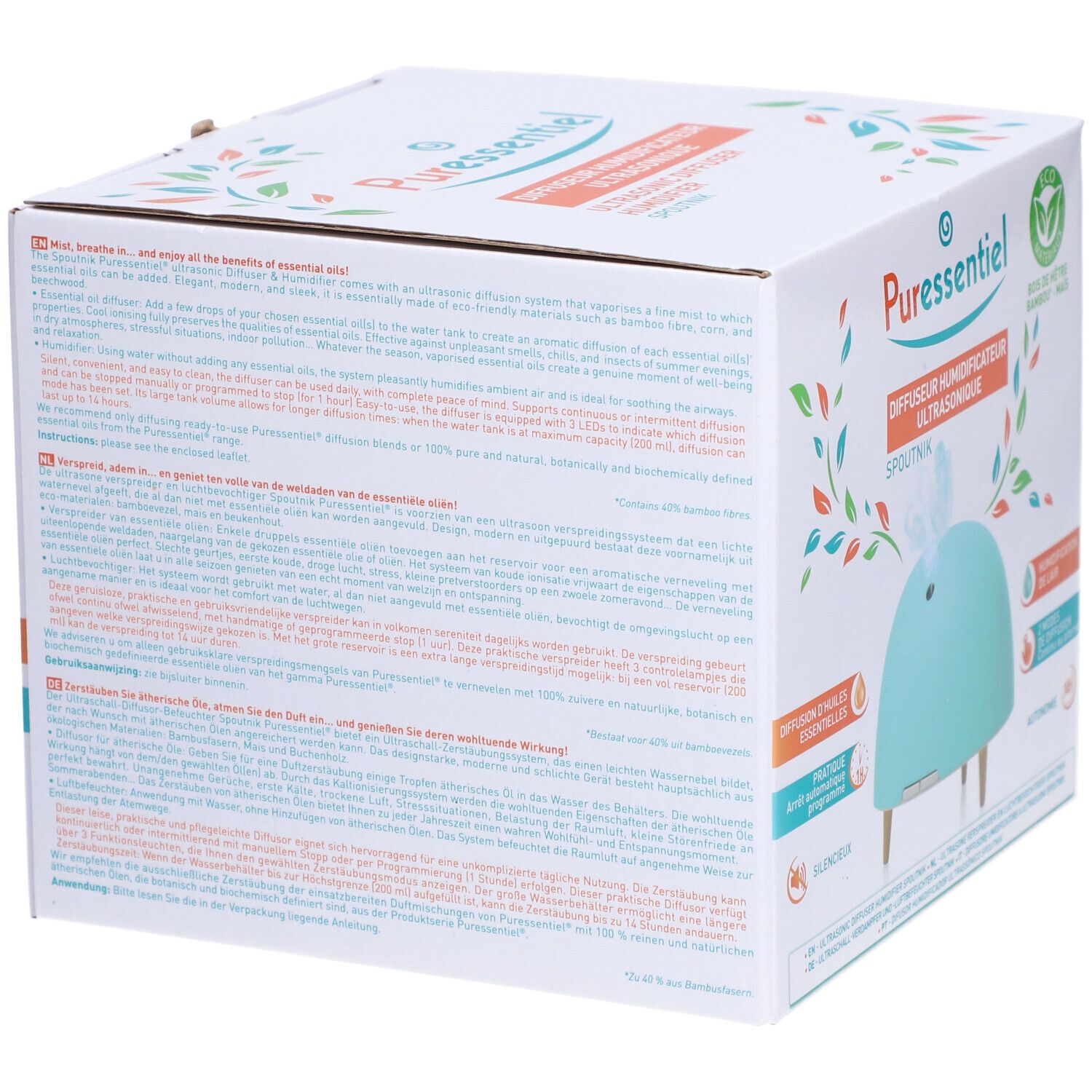 PURESSENTIEL Diffusor Vernebler Luftbefeuch Spoutn