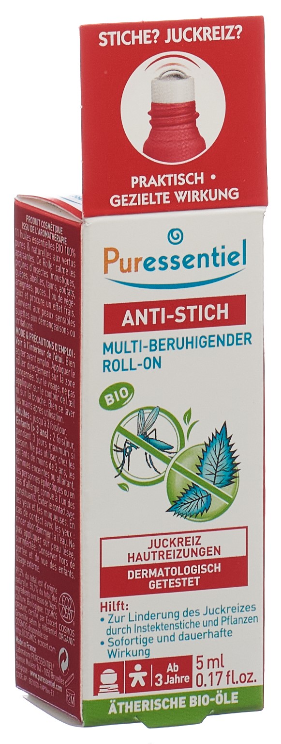 PURESSENTIEL Anti-Stich Roll-on beruhig Bio 5 ml