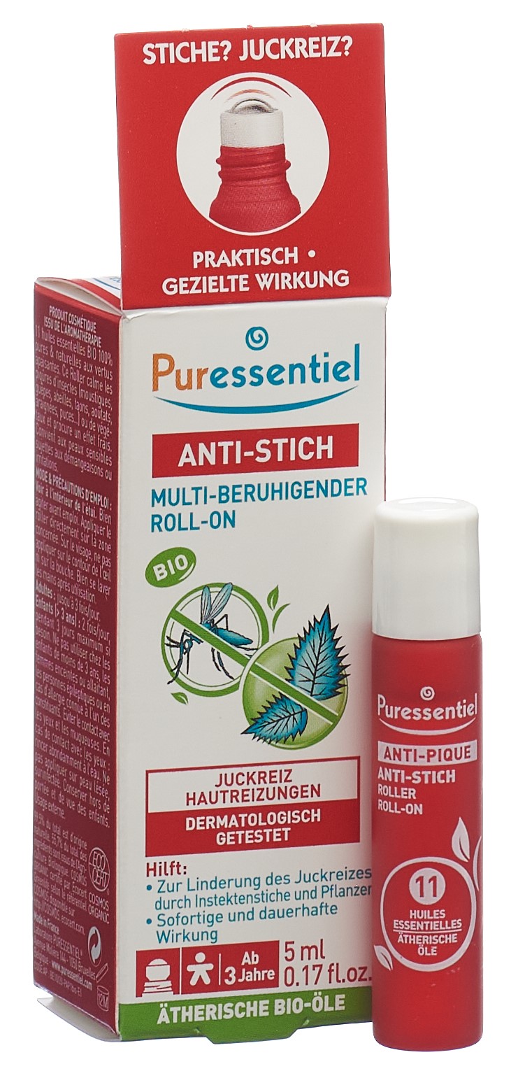 PURESSENTIEL Anti-Stich Roll-on beruhig Bio 5 ml