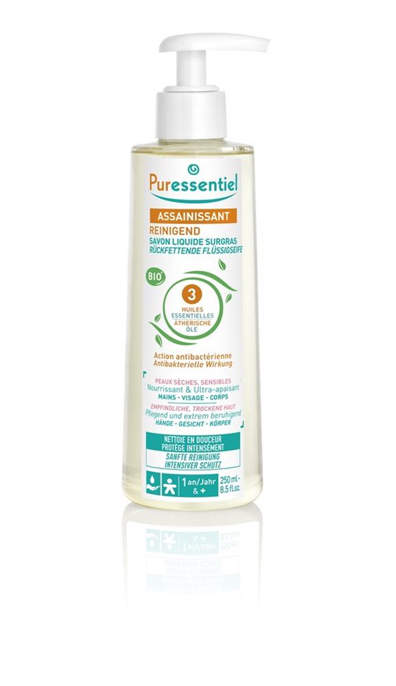 PURESSENTIEL Rückfettende Flüssigseife Disp 250 ml