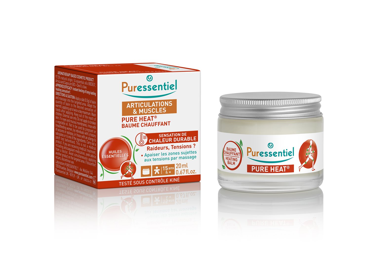 PURESSENTIEL Pure Heat Balsam Topf 20 ml