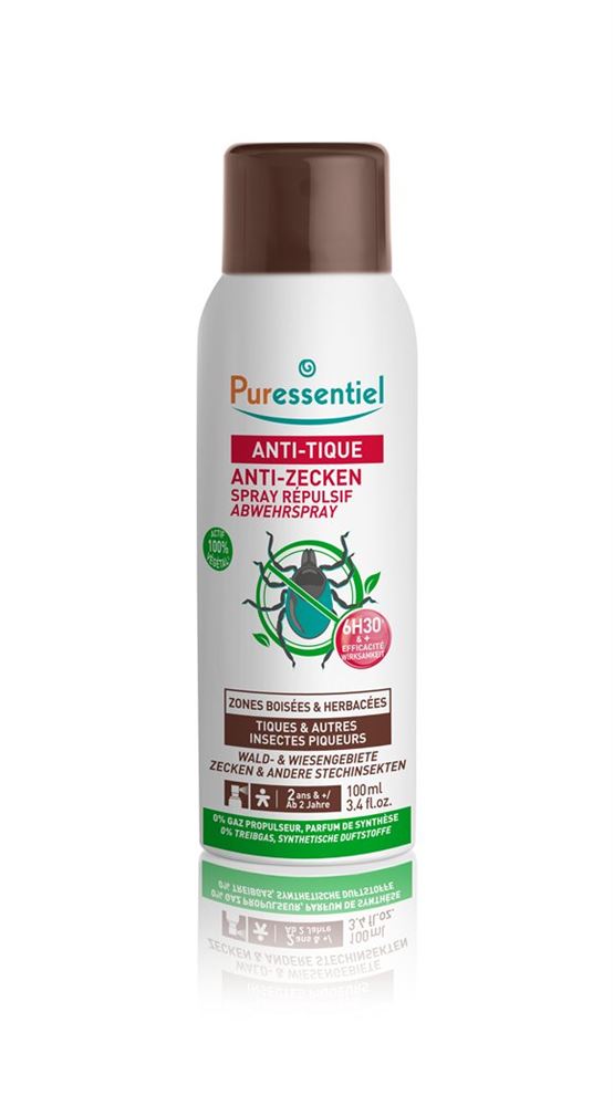 PURESSENTIEL Anti-Zecken Abwehrspray 100 ml