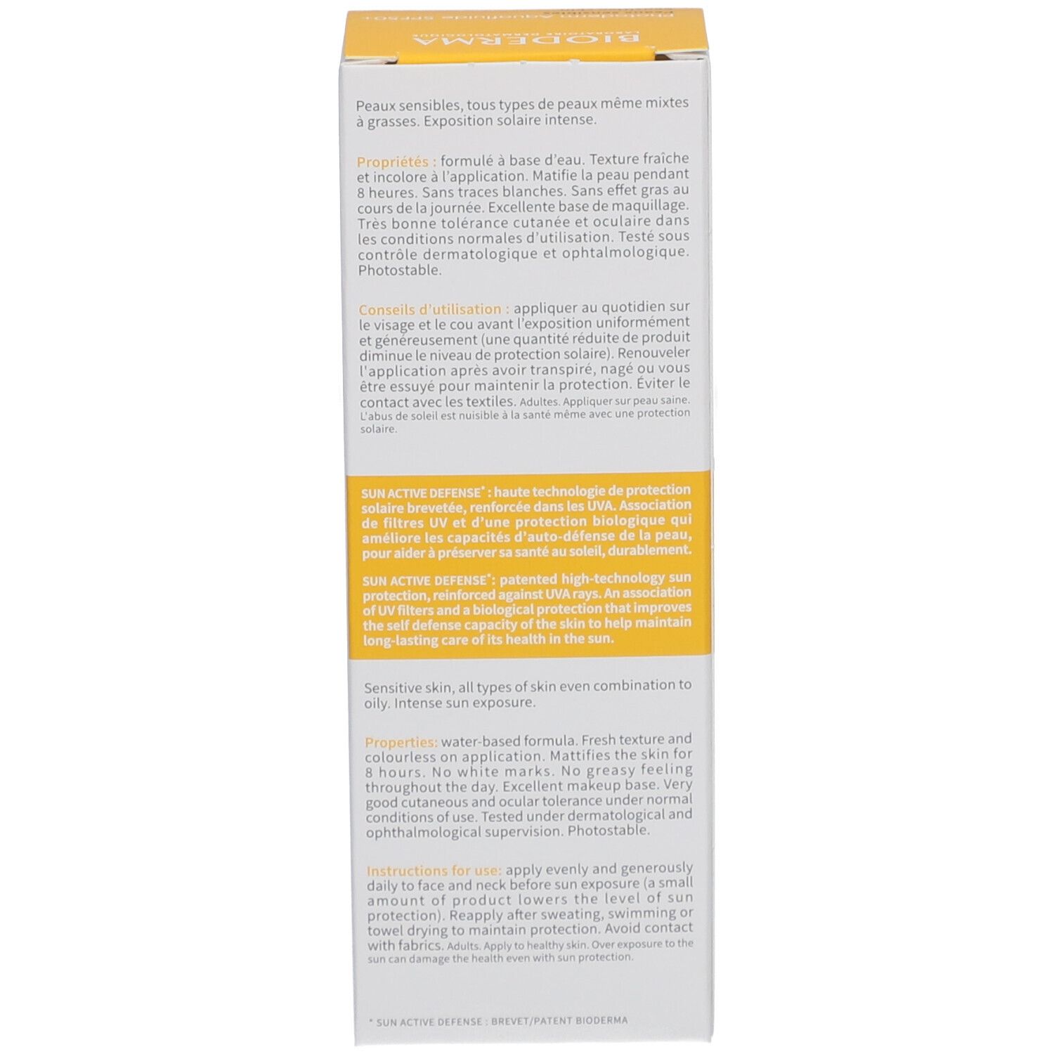 BIODERMA Photoderm Aquafluide SPF50+ P sens 40 ml