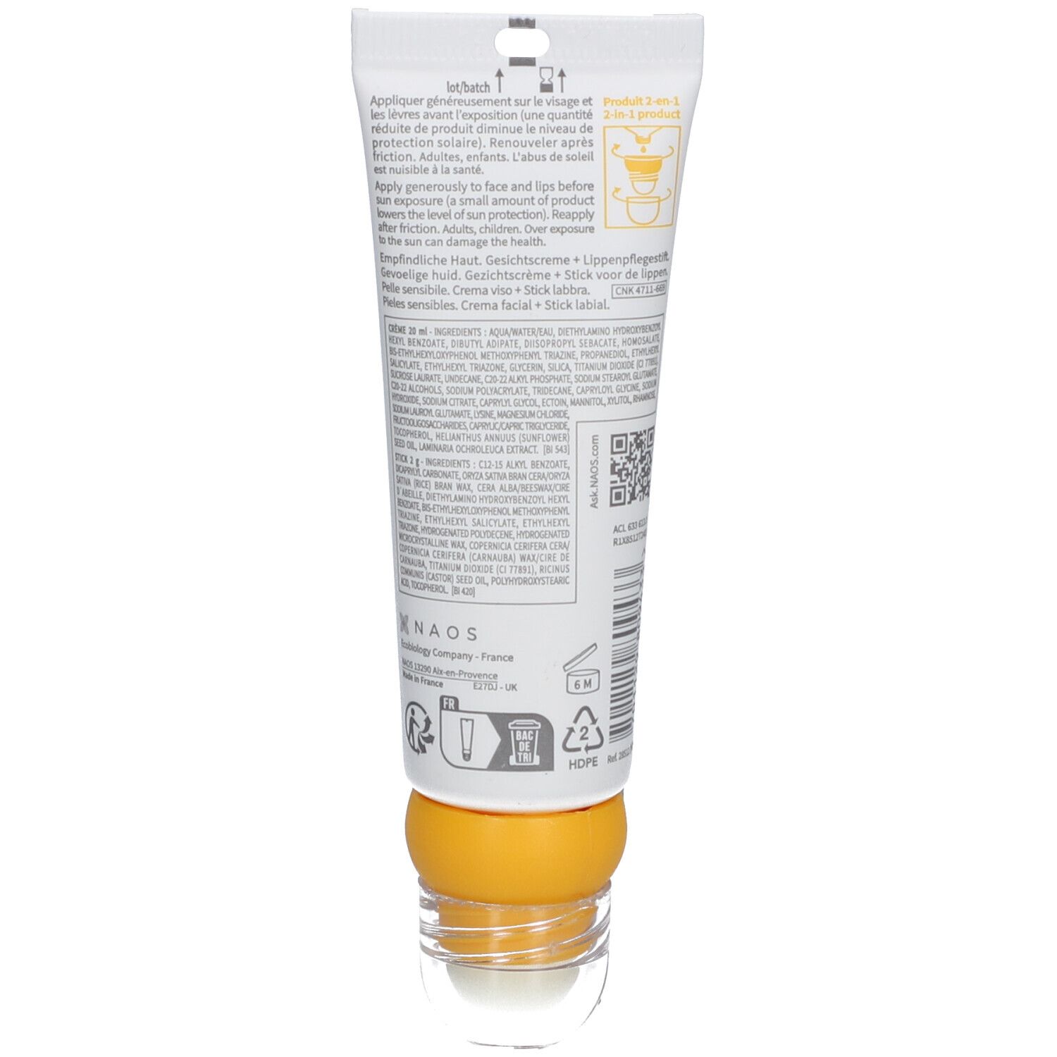 BIODERMA Photoderm Duo Ski SPF50+ 2g Tb 20 ml