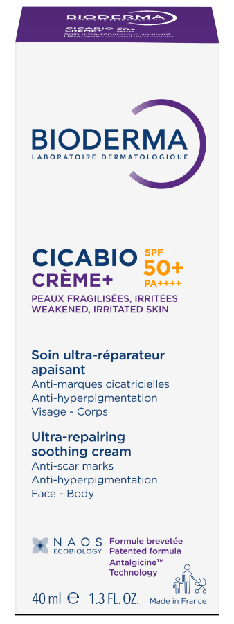 BIODERMA Cicabio Creme+ SPF50+ Tb 40 ml