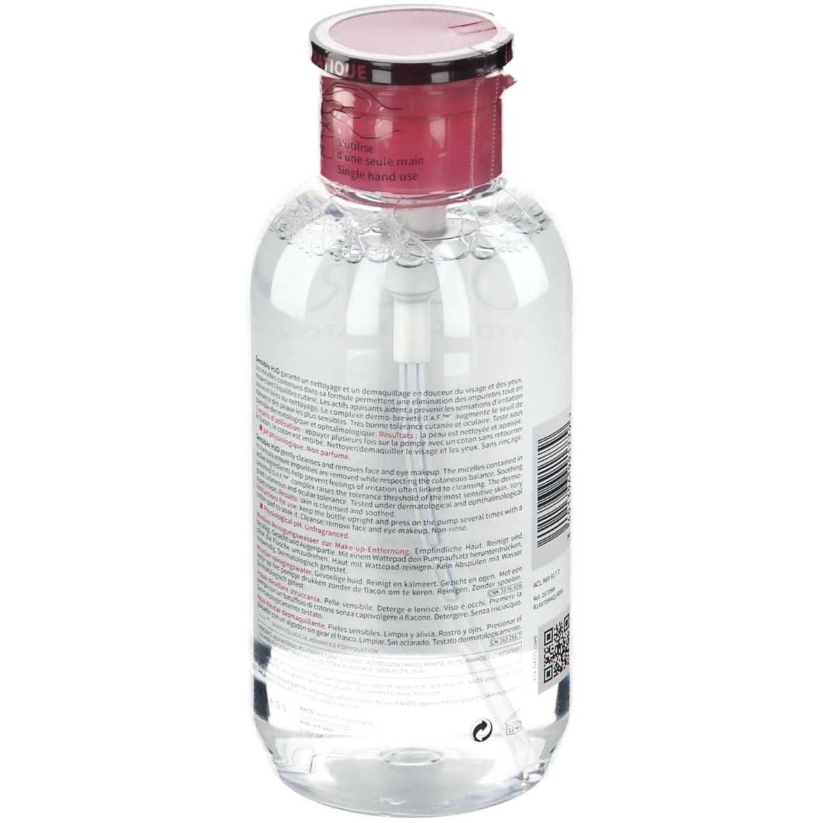 BIODERMA Sensibio H2O Eau Micellaire Disp 500 ml