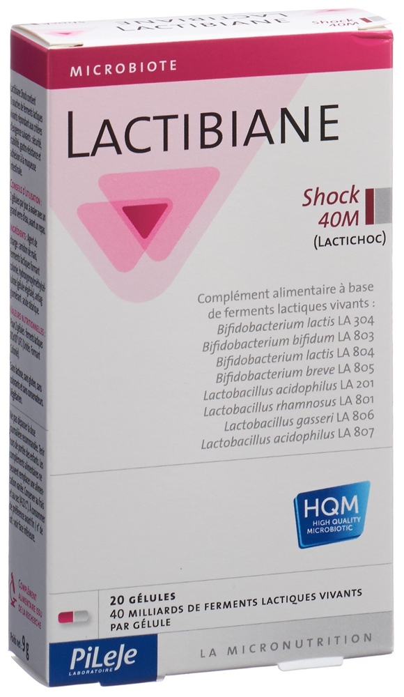 LACTIBIANE Shock 40M Kaps 20 Stk