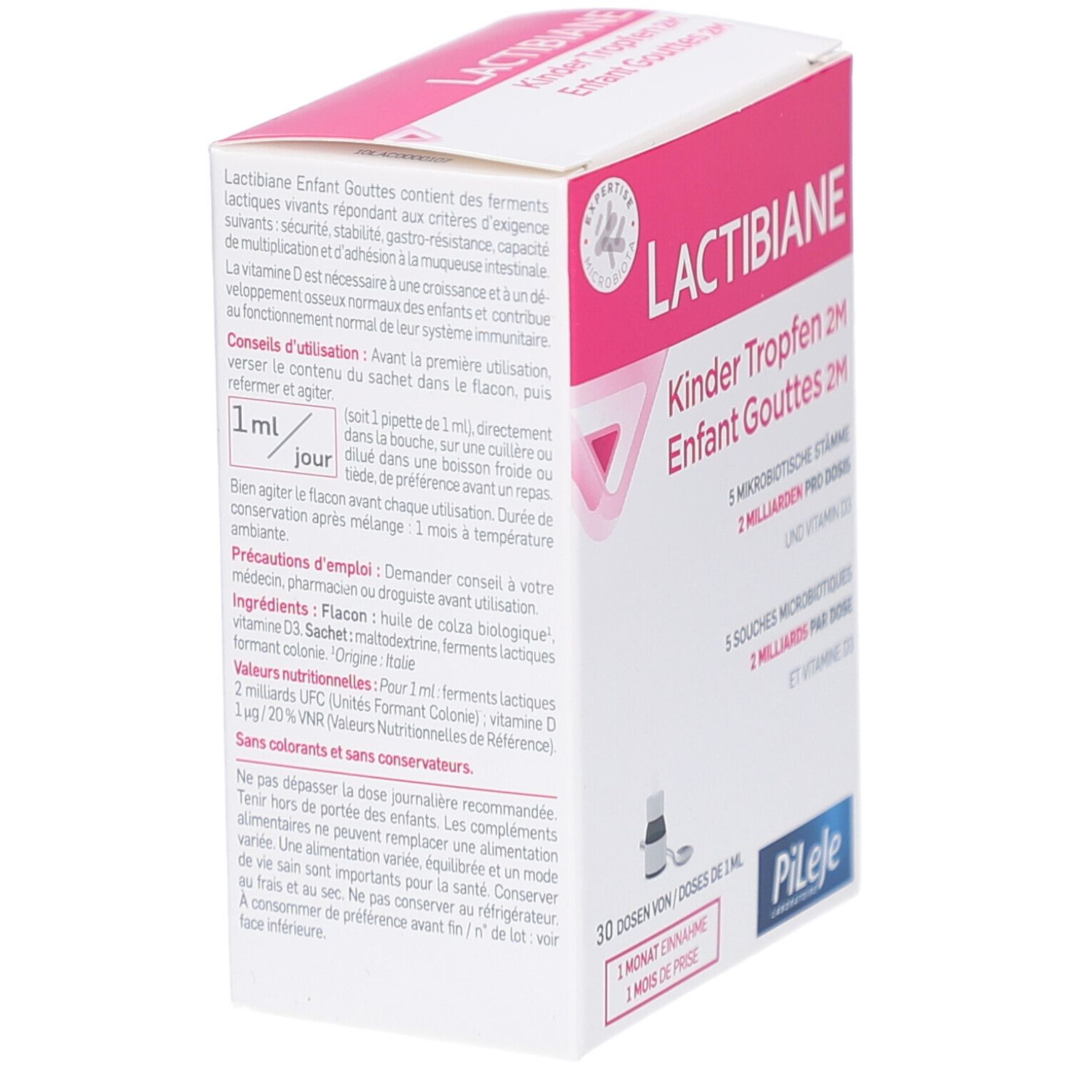 LACTIBIANE Kinder 2M Tropfen Fl 30 ml