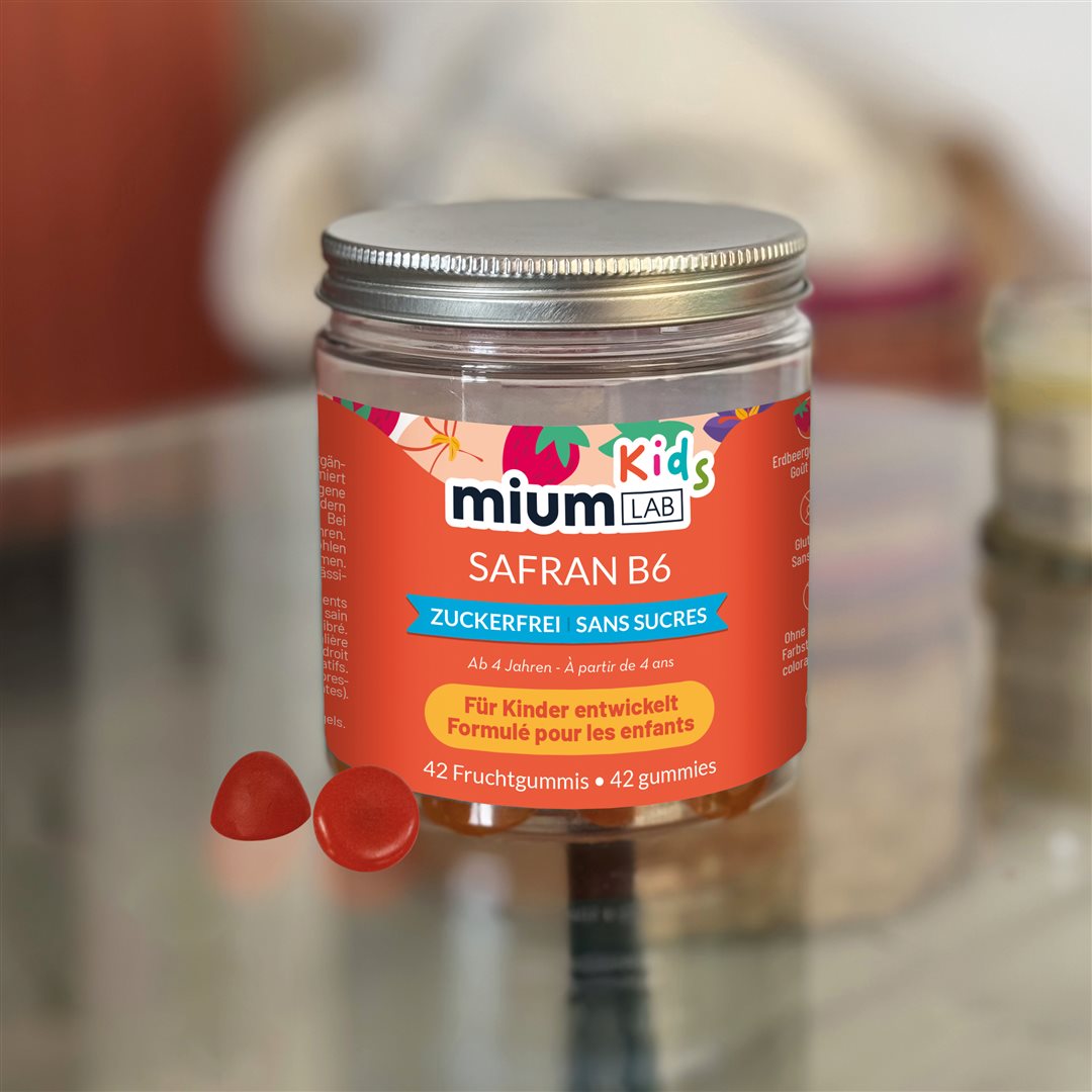 MIUMLAB Gummies Safran + B6 Ds 42 Stk