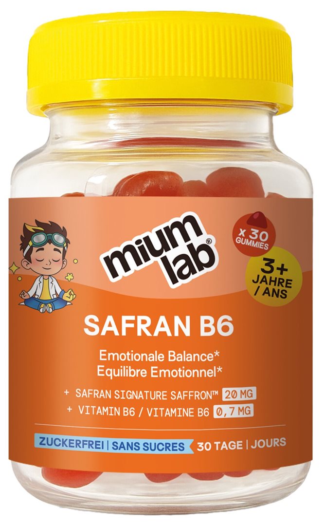 MIUMLAB Kids Gummies Safran B6 Ds 30 Stk