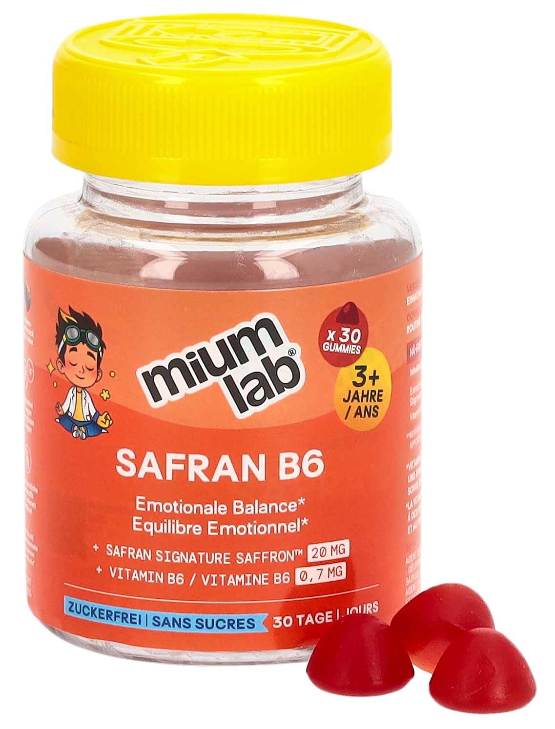 MIUMLAB Kids Gummies Safran B6 Ds 30 Stk
